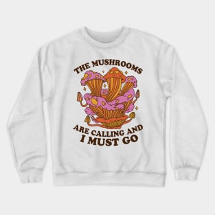 Mushroom Shirt Design - Unique Fungi Design for Mushroom Lovers Crewneck Sweatshirt